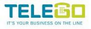 TELEGO IT'S YOUR BUSINESS ON THE LINE logo
