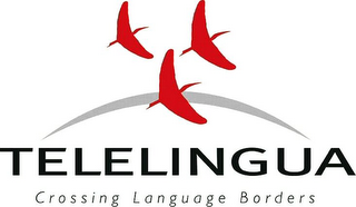 TELELINGUA CROSSING LANGUAGE BORDERS logo