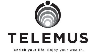 TELEMUS ENRICH YOUR LIFE. ENJOY YOUR WEALTH. logo