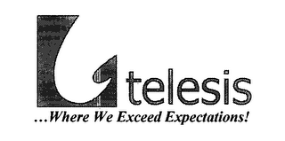 TELESIS ... WHERE WE EXCEED EXPECTATIONS! logo
