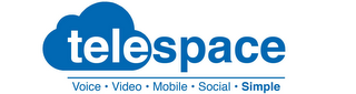 TELESPACE VOICE · VIDEO · MOBILE · SOCIAL · SIMPLE logo