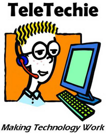 TELETECHIE; MAKING TECHNOLOGY WORK logo