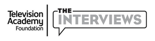 TELEVISION ACADEMY FOUNDATION THE INTERVIEWS logo