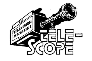 TELEVISION MAGAZINE TELE-SCOPE logo