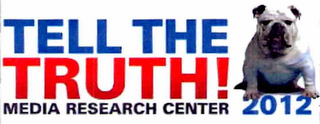 TELL THE TRUTH! MEDIA RESEARCH CENTER 2012 logo