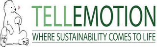 TELLEMOTION WHERE SUSTAINABILITY COMES TO LIFE logo