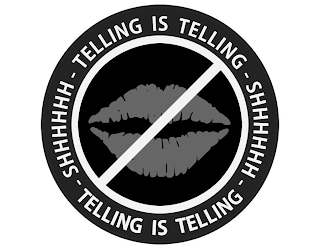 - TELLING IS TELLING - SHHHHHH - TELLING IS TELLING - SHHHHHH logo