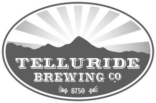 TELLURIDE BREWING CO. 8750 logo