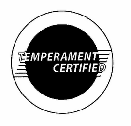 TEMPERAMENT CERTIFIED logo