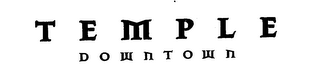 TEMPLE DOWNTOWN logo