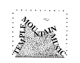 TEMPLE MOUNTAIN MUSIC WINGSPREAD SOLAR STUDIO CRESTONE, CO logo