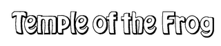 TEMPLE OF THE FROG logo