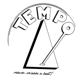 TEMPO ... NEVER MISSES A BEAT! logo