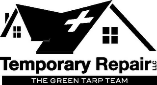 TEMPORARY REPAIR LLC THE GREEN TARP TEAM logo