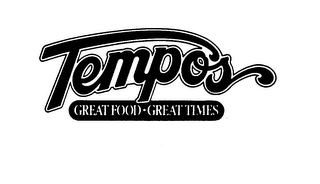 TEMPO'S GREAT FOOD GREAT TIMES logo