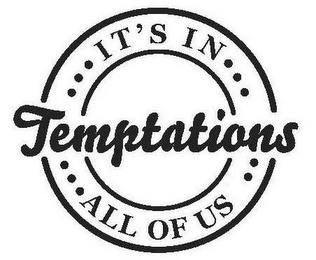 TEMPTATIONS IT'S IN ALL OF US logo