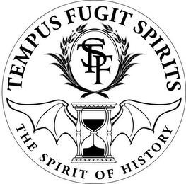 TEMPUS FUGIT SPIRITS TFS THE SPIRIT OF HISTORY logo