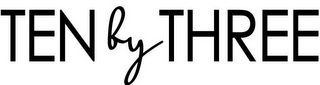 TEN BY THREE logo