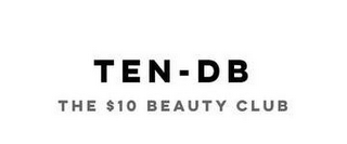 TEN-DB THE $10 BEAUTY CLUB logo
