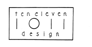 TEN ELEVEN DESIGN 10 11 logo
