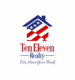 TEN ELEVEN REALTY WE HAVE YOUR BACK logo