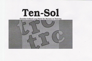 TEN-SOL COUNTER-IRRITANT LEG PAINT FOR HORSES IN TRAINING TRC logo