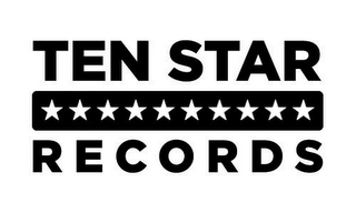 TEN STAR RECORDS logo