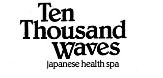 TEN THOUSAND WAVES JAPANESE HEALTH SPA logo