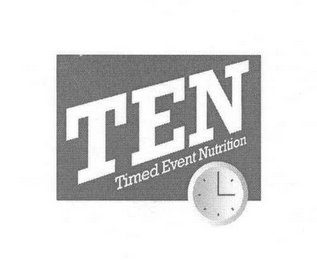 TEN TIMED EVENT NUTRITION logo