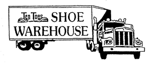 TEN TOES SHOE WAREHOUSE logo