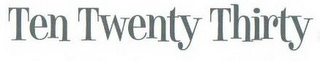 TEN TWENTY THIRTY logo