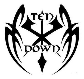 TEN X DOWN logo