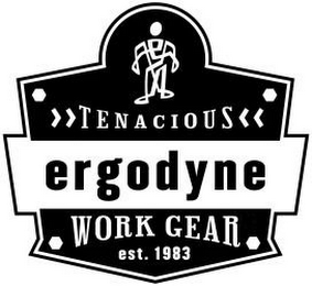 TENACIOUS ERGODYNE WORK GEAR EST. 1983 logo