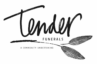 TENDER FUNERALS A COMMUNITY UNDERTAKING logo