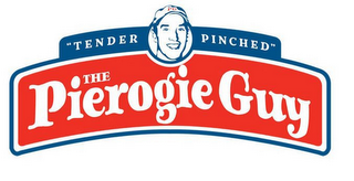 "TENDER PINCHED" THE PIEROGIE GUY logo