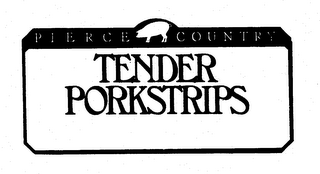 TENDER PORKSTRIPS PIERCE COUNTRY logo