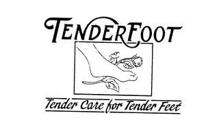 TENDERFOOT TENDER CARE FOR TENDER FEET logo