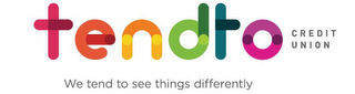 TENDTO CREDIT UNION WE TEND TO SEE THINGS DIFFERENTLY logo