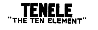TENELE "THE TEN ELEMENT" logo