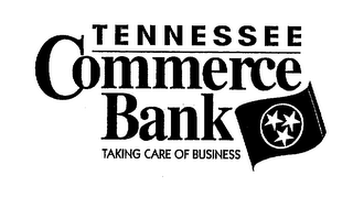 TENNESSEE COMMERCE BANK TAKING CARE OF BUSINESS logo