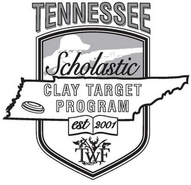 TENNESSEE SCHOLASTIC CLAY TARGET PROGRAM EST 2001 TWF logo