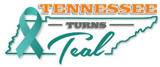 TENNESSEE TURNS TEAL logo