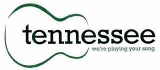 TENNESSEE WE'RE PLAYING YOUR SONG logo