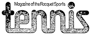 TENNIS MAGAZINE OF THE RACQUET SPORTS logo