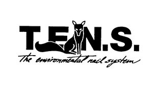 T.E.N.S. THE ENVIRONMENTAL NAIL SYSTEM logo