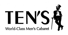 TEN'S WORLD-CLASS MEN'S CABARET logo