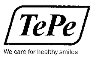 TEPE WE CARE FOR HEALTHY SMILES logo