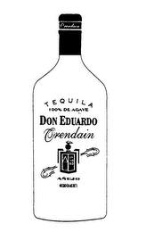 TEQUILA 100% DE AGAVE DON EDUARDO ORENDAIN ANEJO HECHO EN MEXICO logo