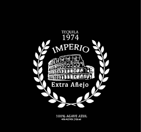 TEQUILA 1974 IMPERIO EXTRA AÑEJO 100% AGAVE AZUL 40% ALC/VOL 750ML logo