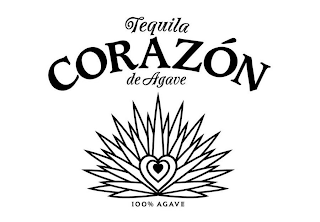TEQUILA CORAZÓN DE AGAVE 100% AGAVE logo